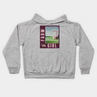 Farm Girl & Silo v3 Kids Hoodie